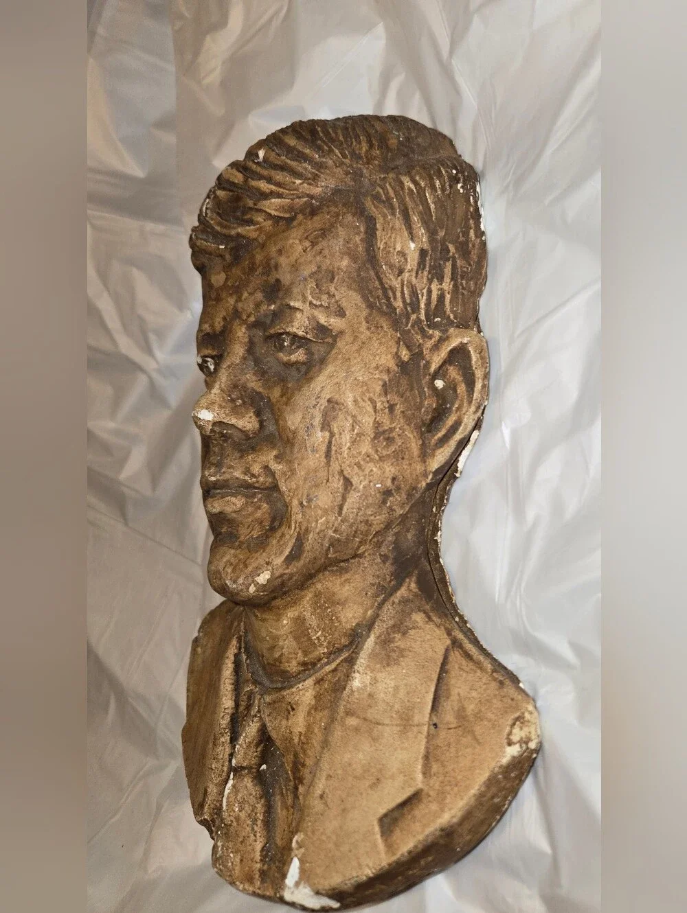 Bronze-Colored JFK Bust